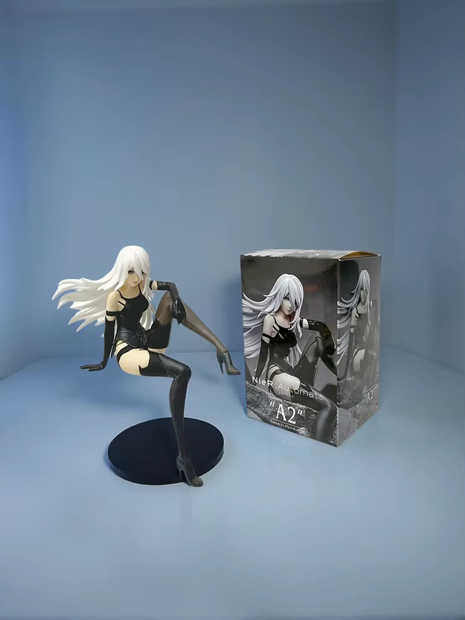 Bandai NieR:Automata Yorha 2B, Actionfigur, Schwarz-Weiß, Kunststoff - Bild 3