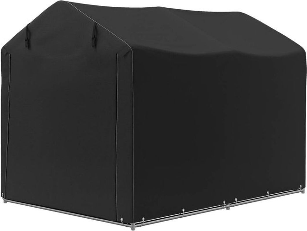Outsunny Gerätezelt Schwarz B/H/L: 157 x 165 x 220 cm - Bild 3