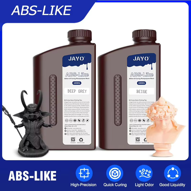 JAYO 3D-Harz wasserwaschbar ABS-ähnlich hochpräzises UV-Photopolymer für LCD-3D-Drucker 2 kg - Bild 3