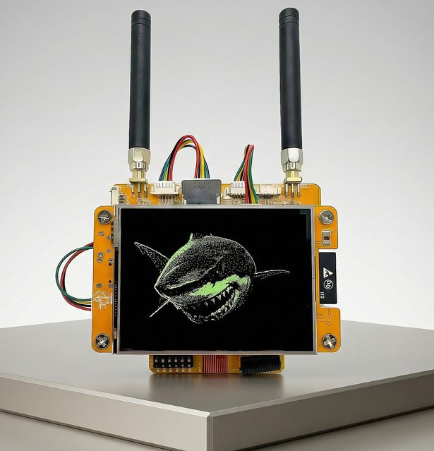 Heltec Automation NM-RF-Hat Companion Hat Multi-Band RF für CYD Bruce ESP32-2432S028 mit CC1101 IR TX/RX NRF24 PN532 433M OOK Power Management und TF-Slot in Multicolour - Bild 1