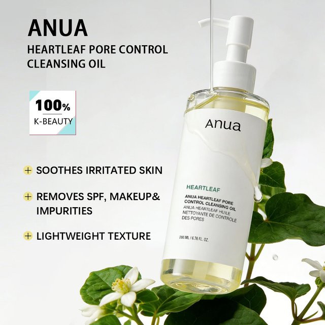 ANUA Heartleaf Pore Control Cleansing Oil, 200 ml - Bild 1