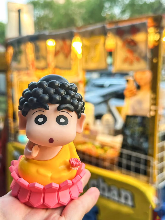 Keeppley Crayon Shin Chan Cos Buddha, Action Figure, Einzelfigur - Bild 2
