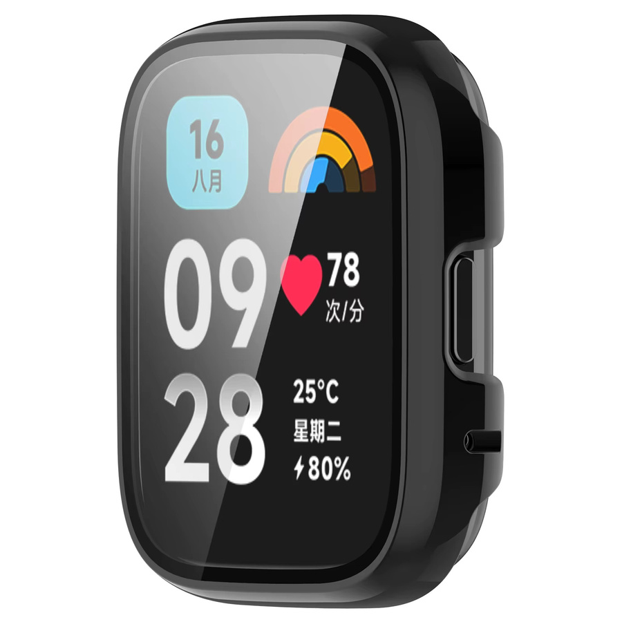 Xiaomi Hartschalen-Hülle für Redmi Watch 3 Active mit Displayschutzfolie in Transparent - Bild 3