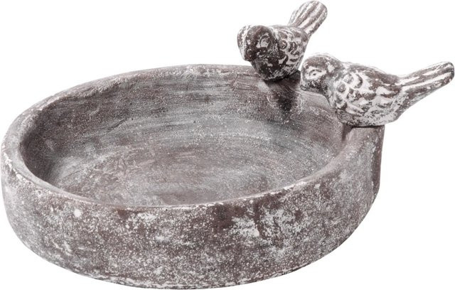Dobar Klassische Vogeltränke Pool-Oase Grau B/T/H: 18 x 18 x 4,5 cm - Bild 1