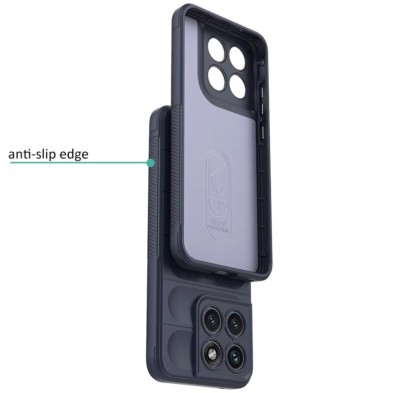 Luxus Schutzhülle mit Wellenmuster für Motorola Moto Edge 70 Ultra und weitere Modelle in Schwarz oder Grau - Bild 2