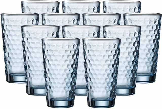 Ritzenhoff & Breker Favo Longdrinkgläser Tumbler Blau 12er Set 400 ml - Bild 1