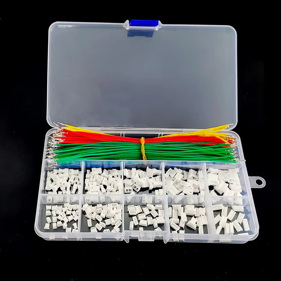 Jst Verlängerungsstecker-Set mit Silikonkabeln für Pixhawk Flight Controller, 1,25 mm, männlich und weiblich, mehrfarbig, Kabellänge: 15 cm - Bild 2