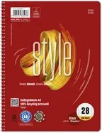 Ursus Classic Collegeblock Staufen DIN A5 kariert rot 160 Blatt - Bild 1
