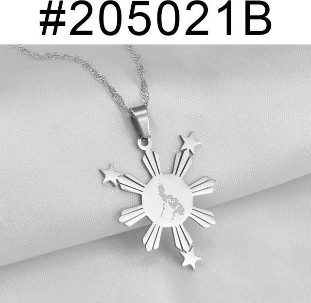 Wucifang Jewelry Anhänger und Halskette, Edelstahl, Schwarz, 45 cm, Unisex - Bild 1