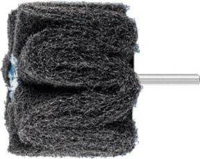 PFERD TOOLS POLINOX Vlies-Schleifstift SIC100 in Grau für Feinschliff und Finish, Durchmesser: 80 mm, Schaft-Durchmesser: 6 mm, 10er Packung - Bild 1