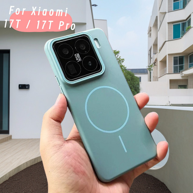 MagSafe Magnetische PC-Hülle für Xiaomi 17T und 15T Pro Ultra, Stoßfester und Kratzfester Schutz in Pink oder Blau - Bild 1
