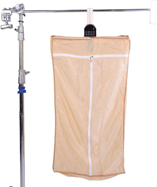 Aimo Tragbarer Wäschetrockner faltbar, Elektrische Kompakt-Trocknungsmaschine mit Timer und Fernbedienung, Beige - Bild 1