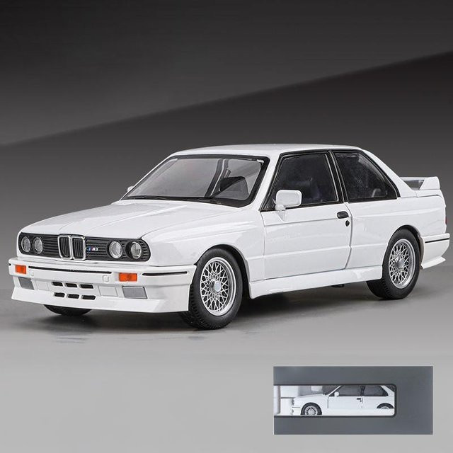 Linyi toy car M3 E30 Alufelgen, Metallmodell, 1:24, ab 14 Jahren - Bild 1