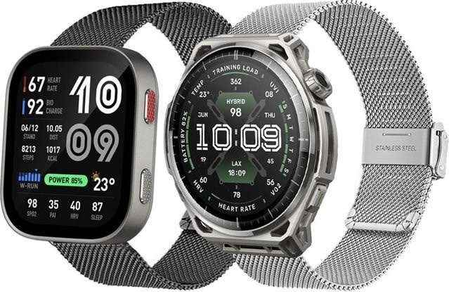 Uhrenarmband Edelstahl, Silber, Unisex - Bild 1