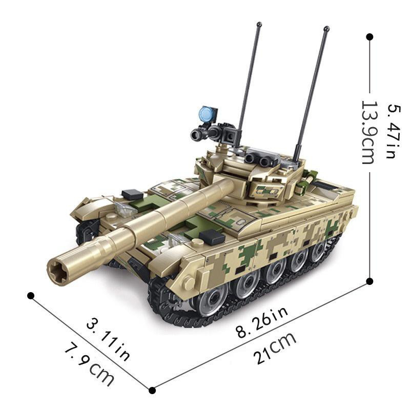 Yiran toy Militär VT-4 Kampfpanzer Bausteine 432-teiliges Set - Bild 2