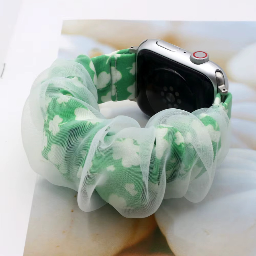 Armband für Apple Watch, Textil, Grün, Damen - Bild 4