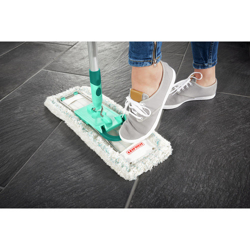 Leifheit Wischbezug Profi cotton Plus in Weiss und Blau, B/H: 3,5 x 42 cm - Bild 2