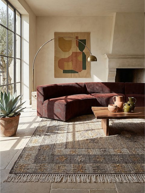 Flachgewebe-Teppich Stern Natur von Kadima Design in Beige, B/B: 200 x 290 cm - Bild 1