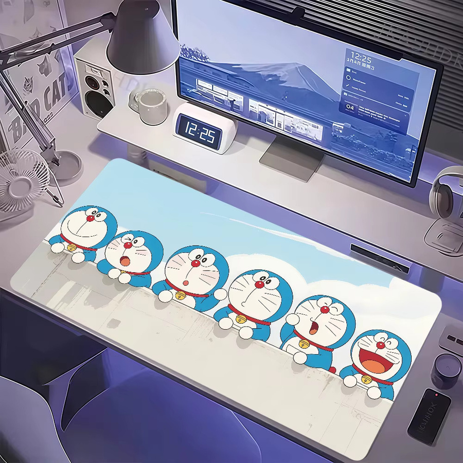 D-Doraemon Movie Nobita Earth Symphony Mauspad, rutschfest und verdickt, großes Gaming-Schreibpad für Büro und Studenten, Multicolour - Bild 3