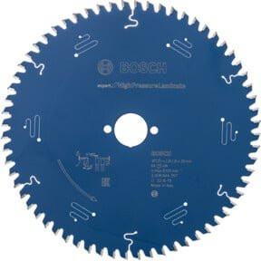 Bosch Kreissägeblatt Expert for High Pressure Laminate Carbide Tipped Blau Durchmesser: 235 mm, Bohrung: 30 mm, Dicke: 2,8 mm, Zähne: 64 - Bild 1