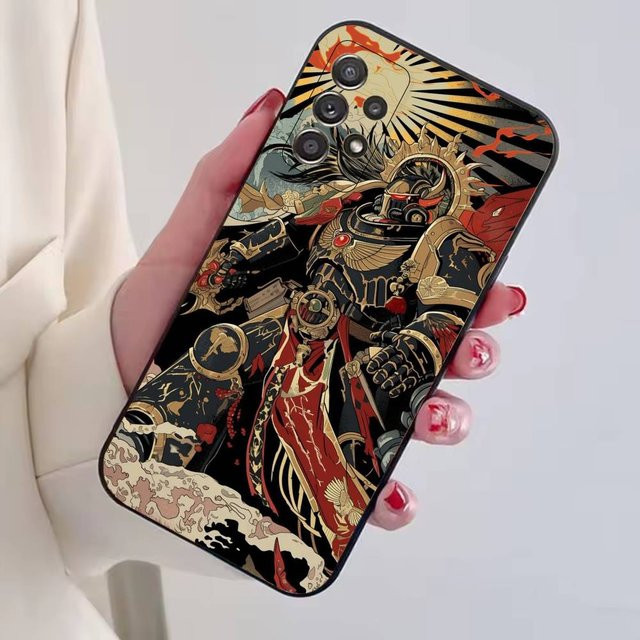 W-Warhammer 40k GamePhone Schutzhülle für Samsung Galaxy S25 S24 S23 S22 S21 S20 Ultra Plus FE Note 10 in Schwarz - Bild 1