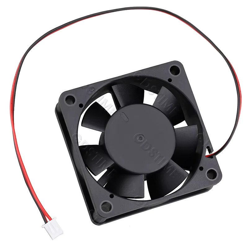 Gdstime 6020 Axiallüfter Schwarz B/T/H: 6,0 x 6,0 x 2,0 cm 24V 12V DC Bürstenloser Kühllüfter mit Doppelkugellager für 3D-Drucker - Bild 3