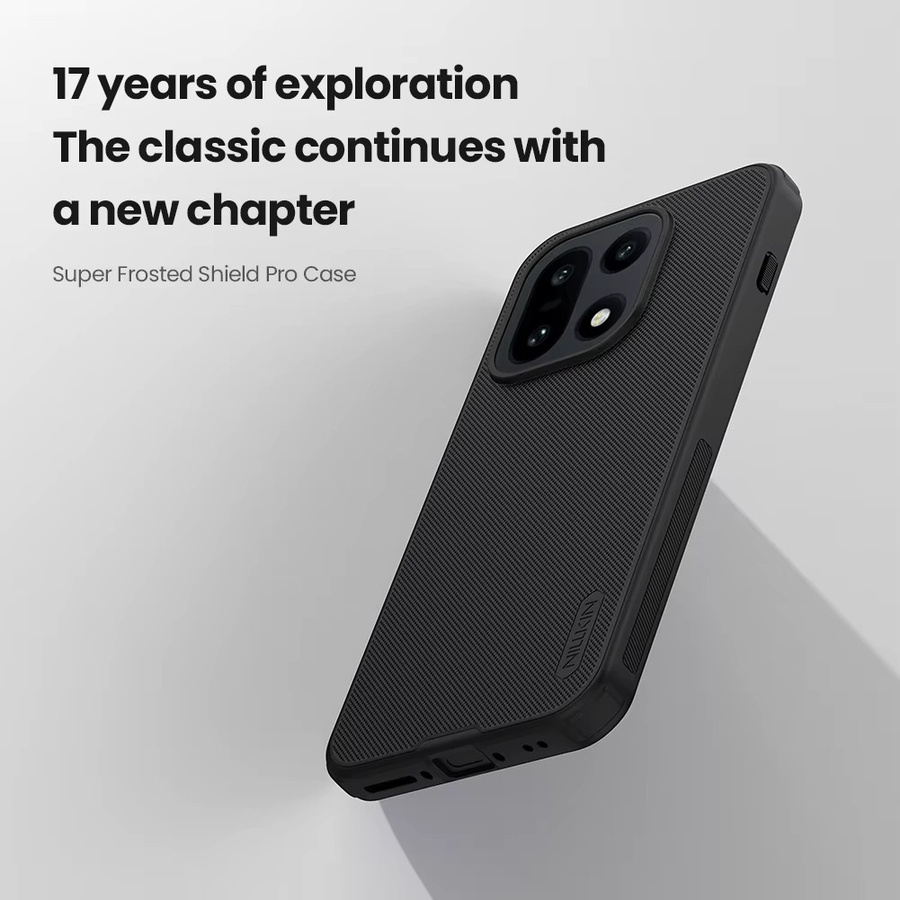 NILLKIN Super Frosted Shield Hülle für OnePlus 15 in Schwarz, matte PC Cover - Bild 2