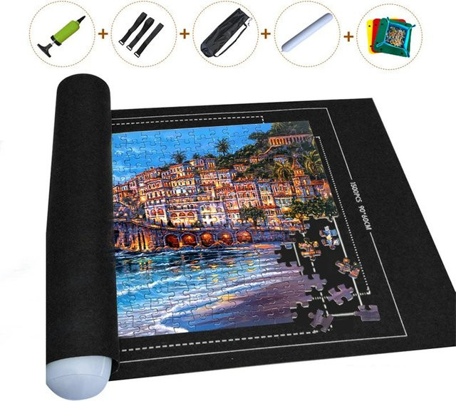Professionelle Puzzle-Rollmatte, Decke, Filzmatte, Zubehör, tragbare Reise-Aufbewahrungstasche - Bild 1