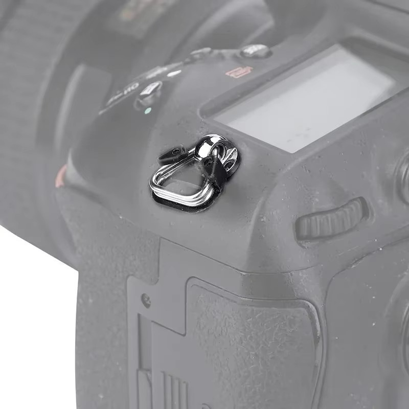 4er-Set Kamera Gürtel Haken und Schultergurt-Ersatz mit Dreieck-Split-Ringen für Fujifilm, Olympus und Pentax Kameras - Bild 3