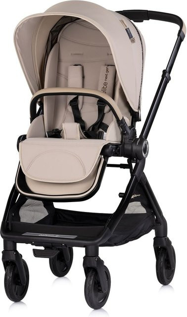Chipolino Kombikinderwagen 3 in 1 Elite next GEN in Beige inklusive Babyschale, Babywanne und Wickeltasche - Bild 1