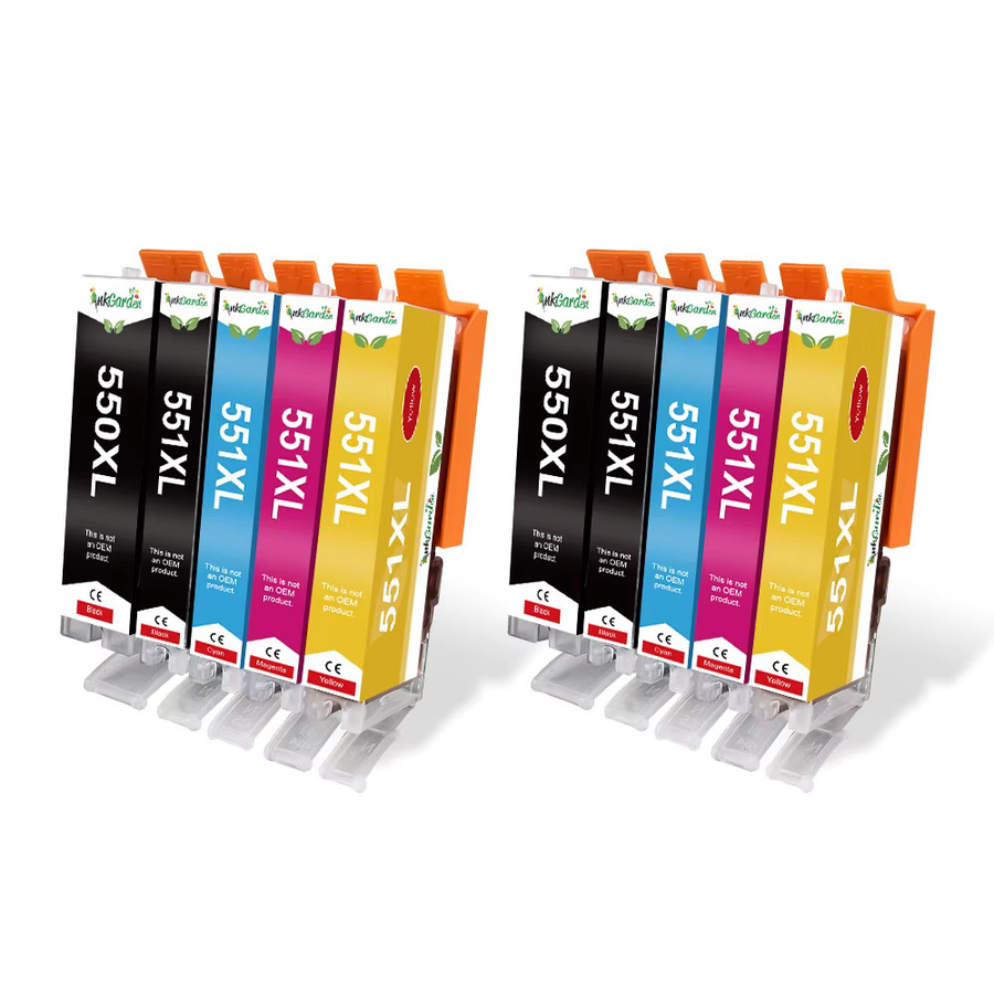 Canon 550XL Tintenpatronen Set für PIXMA Drucker, kompatibel mit IP7250, MG5450, MX925, MG5550, MG6450, MG5650, MX725 (Schwarz und Mehrfarbig) - Bild 4