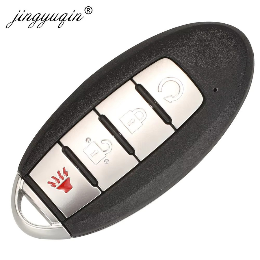 jingyuqin Fernbedienungsschlüssel für Nissan Kicks und Rogue 2018-2021, 433,92MHz 4A Proximity Smart Keyless FOB KR5TXN3, Schwarz - Bild 3
