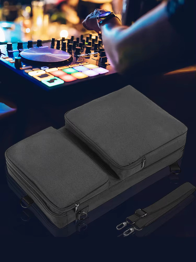APWIKOGER Tragbare Schutzhülle für Pioneer DDJ-400 und DDJ-FLX4, staubdicht und kratzfest, Schwarz, mit Schultergurt - Bild 6