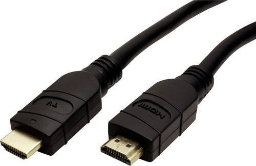 VALUE HDMI Anschlusskabel mit Ethernet für 4K Unterstützung, Schwarz, 20 m - Bild 1