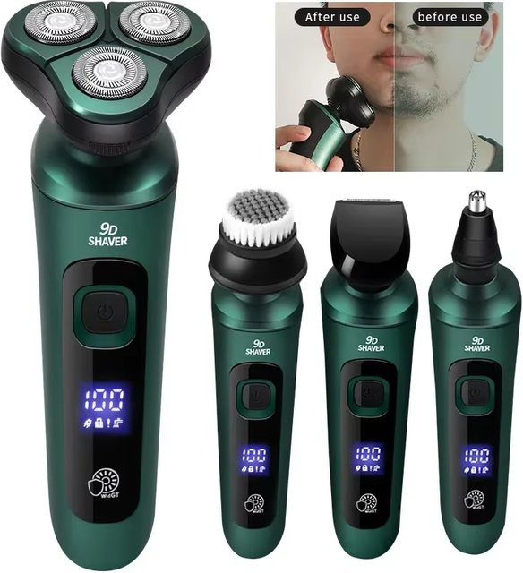XMSJ Elektrorasierer, grün, Unisex - Bild 1