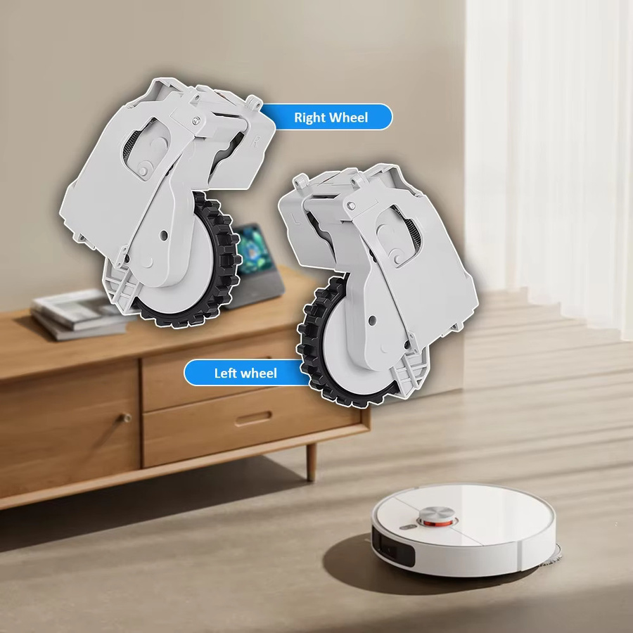 Antriebsräder Links und Rechts für Xiaomi Mijia 1C STYTJ01ZHM Roboter Staubsauger Ersatzteile in Weiß - Bild 4