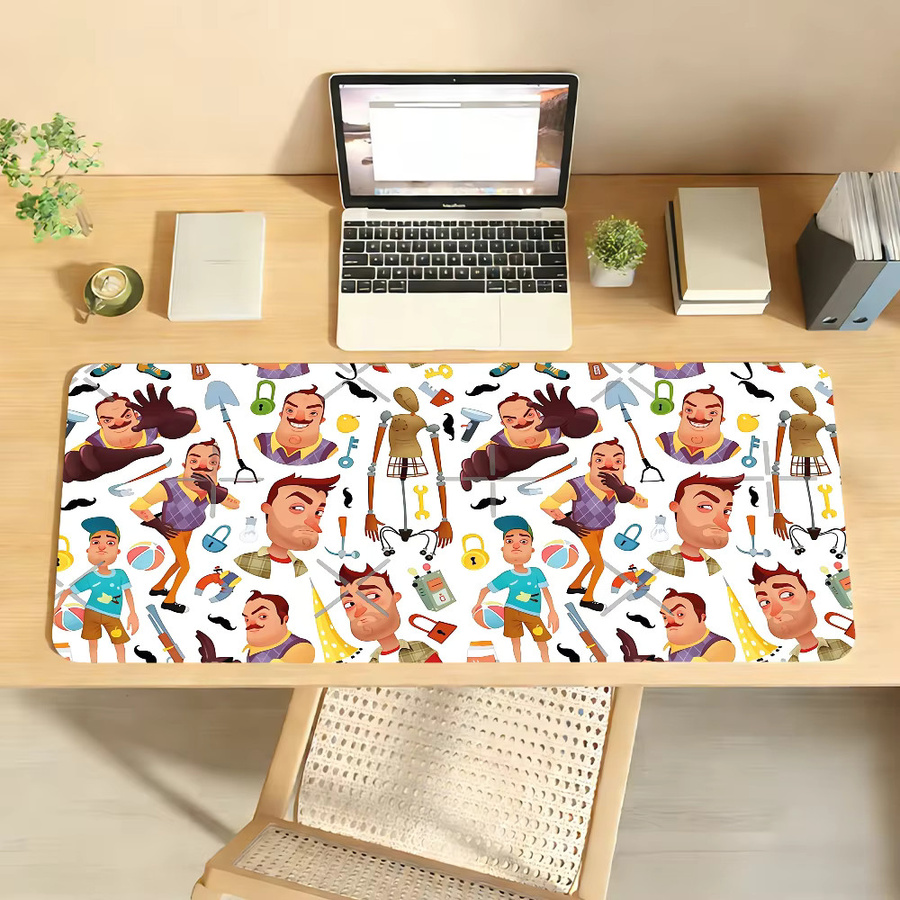 HELLO N-NEIGHBOR Mauspad als rutschfeste Gummimatte für Gamer und Büro in Multicolour - Bild 2