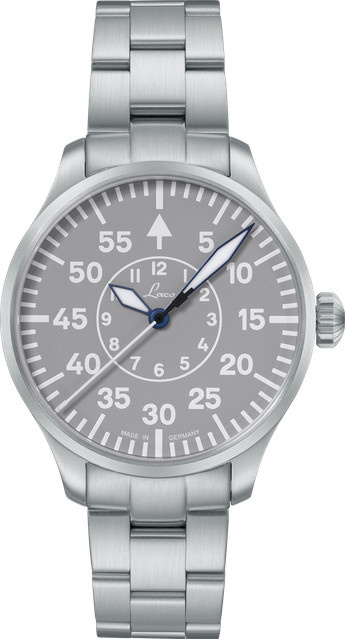 Laco Armbanduhr, Automatik, Edelstahl, Grau, 39 mm - Bild 1