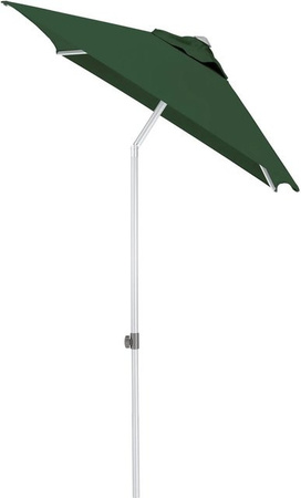 Kettler Marktschirm Easy Push in Grün mit silbernem Aluminiumgestell, UV 50+ Schutz, B/T/H: 210 x 150 x 250 cm