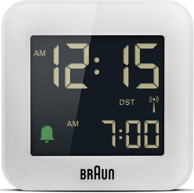 Braun BC08W-DCF digitaler Funkwecker in Weiß - Bild 1