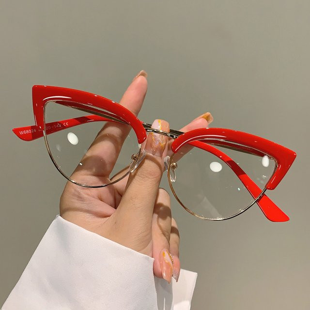 KAMMPT Korrektionsbrille Cat Eye, Halbmetallfelge, Damen - Bild 1