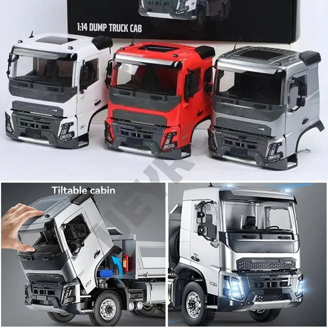 Double E Hobby Tamiya RC Muldenkipper Volvo FMX, 1:14 Maßstab, mit Öffnungsfunktion - Bild 1