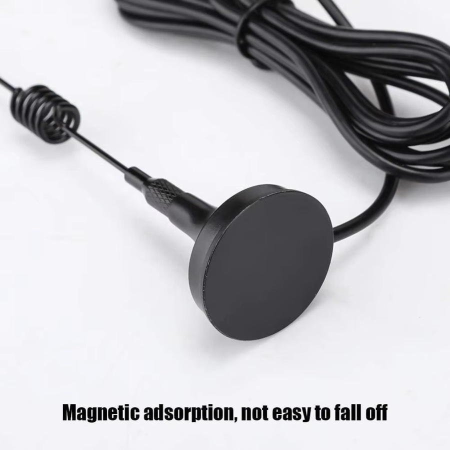NOWEPOCH Magnetische Saugnapfantenne 433MHz mit 10dBi High Gain, 31cm Länge, SMA Stecker und 3m RG174 Kabel, Schwarz - Bild 2