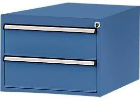 Manuflex Schubladen-Unterbauten für Werkbank Profi, Farbe: brillantblau, Tiefe: 70 cm - Bild 1