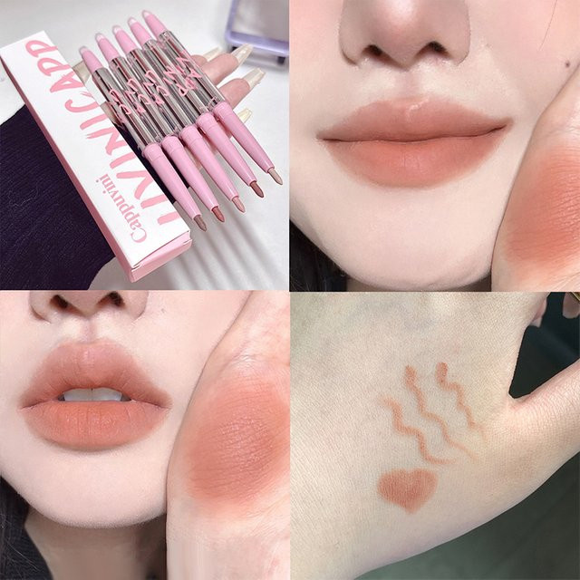 Cappuvini Lipliner, Matt, mit Lippenpinsel - Bild 1