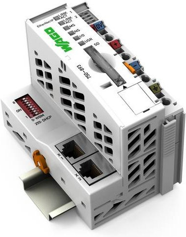 WAGO SPS-Controller 750-893 mit Ethernet/LAN in Weiß - Bild 1