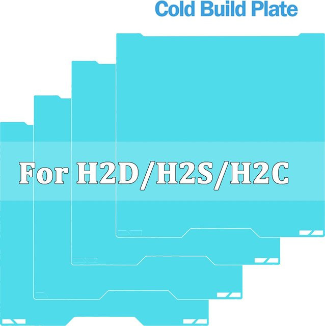 Bambu Lab Gletscher-Kaltplatte für H2D H2S H2C 3D-Drucker für PLA und PETG mit starker Haftung - Bild 1