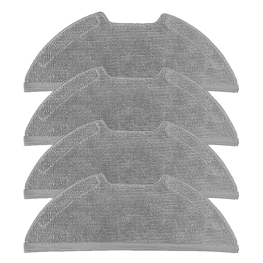Waschbares Mikrofaser-Mopptuch-Set für EUREKA E20 und Evo Plus Roboterstaubsauger, Grau, 4er-Pack oder 10er-Pack - Bild 1