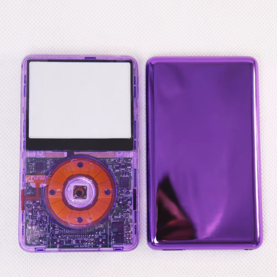 Apple Ersatzgehäuse für iPod Video 5. und 5,5. Generation mit transparenter Frontplatte und Clickwheel-Mittelknopf - Bild 2