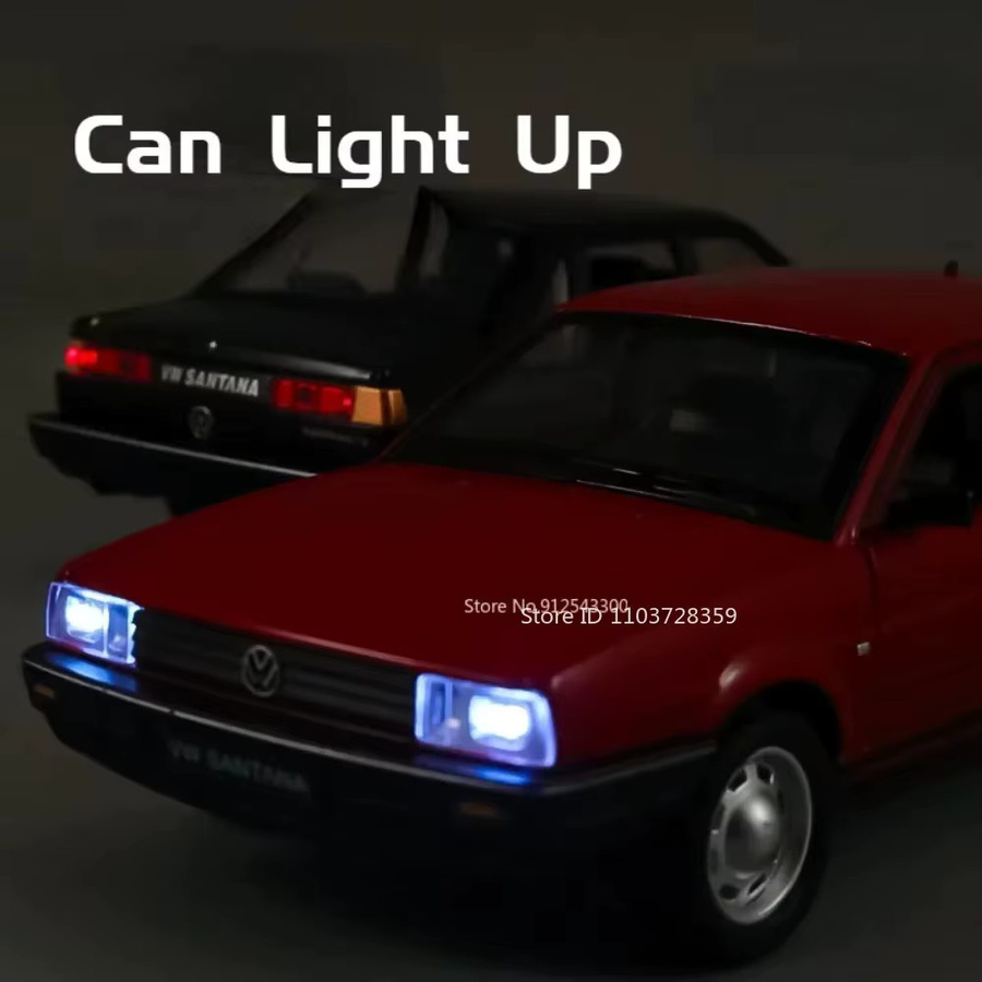 RMZ city Santana W140 320SEL, Modell Spielzeugauto, 1:24, mit Licht und Sound - Bild 1